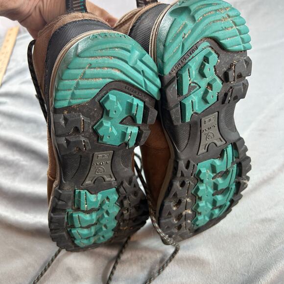 Ariat Leather Waterproof Lace up Chore boots women's size 7.5 - Picture 6 of 10